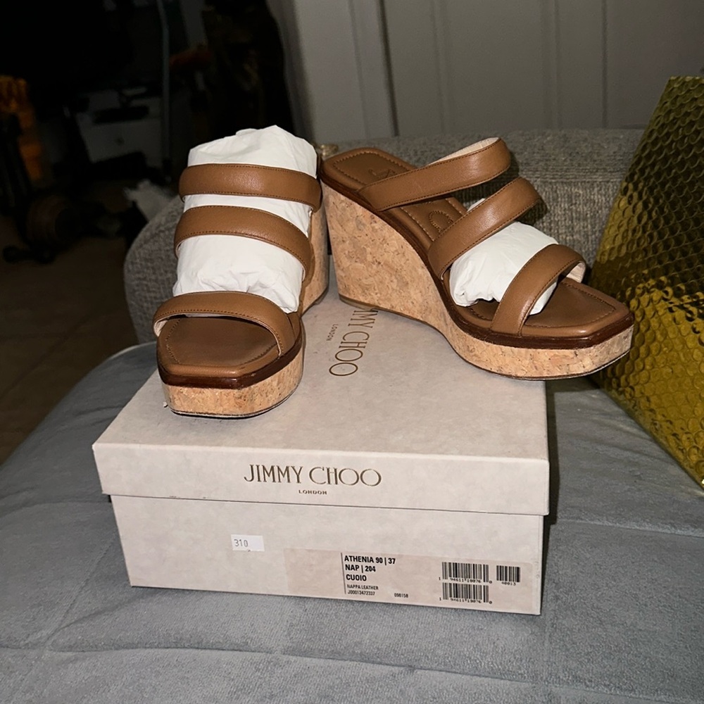 Jimmy Choo Brown Wedges